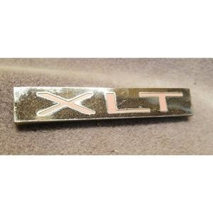 1980's Ford F-150 F-250 F-350 XLT Truck Fender "XLT" Badge Emblem Logo SIgn Sign